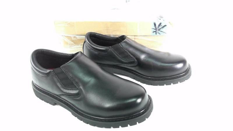 lot 1062 image: Mens Sketchers MN Cottonwood-Goddard slip-on Shoes SR Black - Size 8