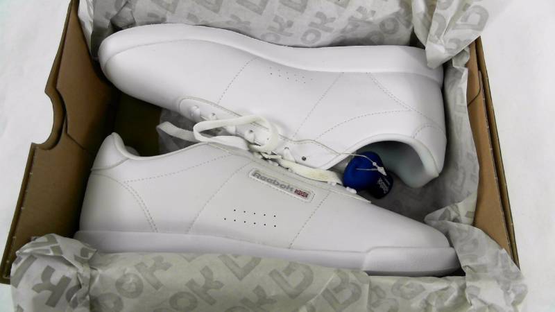lot 1119 image: Womens Reebok WM Princess Lite-wide White Sneakers Shoes - Size 9