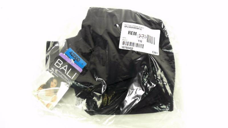 lot 1278 image: Womens Bali Flower Underwire Bra Midnight Bra  Brassiere  Brasier - Size 42 DDDF 