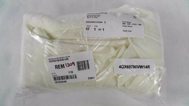 lot 1309 image: Womens WearAbouts Ms Miracle Jacket & Dress Set Ivory - Size 14 Reg