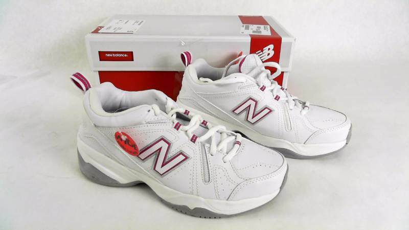 lot 1326 image: Womens New Balance NB WN 608V4 Crosstraining  CROSS-TRAINING -W White Athletic  Walking Shoes - Size 6