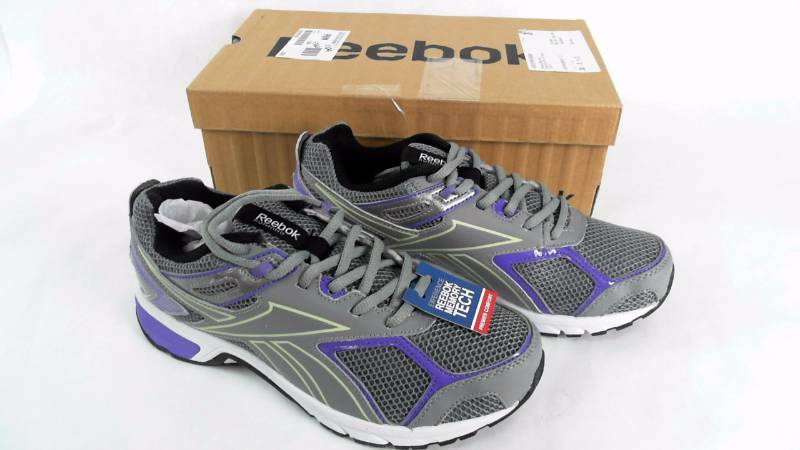 lot 1329 image: Womens Reebok WM Quick Chase Run MT-W Gray-Lilac Running  Athletic  Walking Shoes - Size&nbsp9
