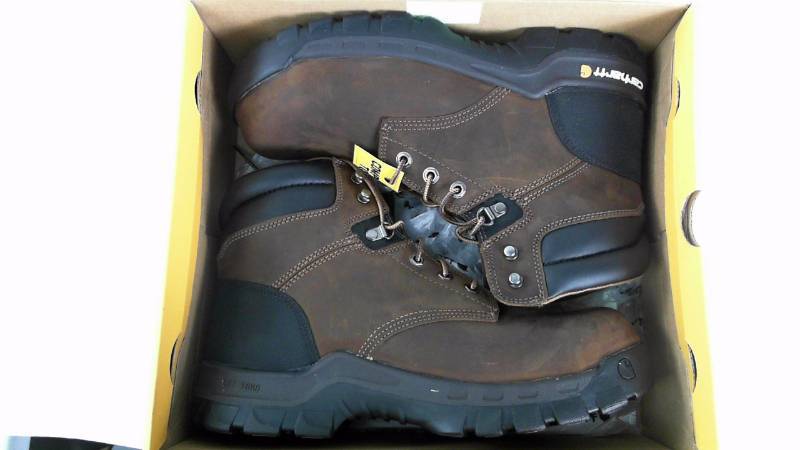 lot 1333 image: Mens Carhartt WORK FLEX 6 COMPOSITE-TOE WIDE Brown Boots - Size 11 12