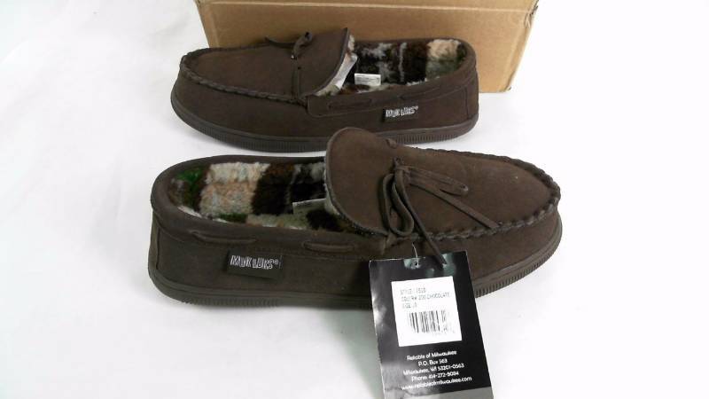 lot 1339 image: Mens Paul Moccasin  Moccasins  Slipper  Slippers Brown - Size 10