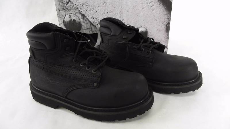 lot 1357 image: Mens DICKIES MN BREAKER STEEL TOE Boots Black - Size 8.5