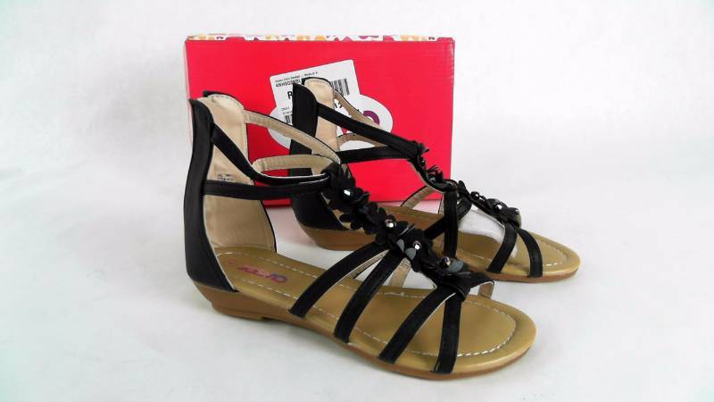lot 1122 image: Girls Josmo Sandals - Medium Black - Size 4