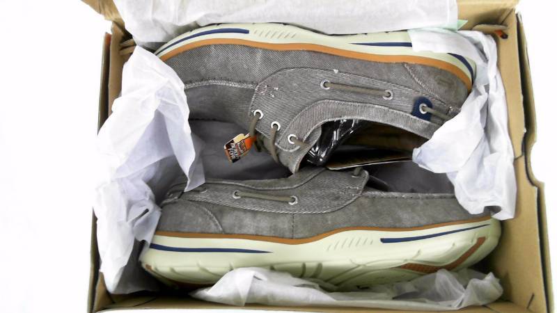 lot 1128 image: Mens SK MN Elected Horizon canvas b Brown Shoes - Size 12