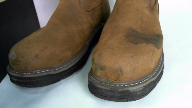 lot 1200 image: Mens Wolverine MN Marauder Waterproof Brown Boots - Size 12 &nbspUSED