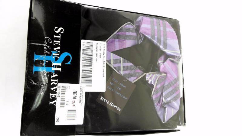 lot 1215 image: Mens Steve Harvey Satin Pajamas Black - Size XXL  XX Large