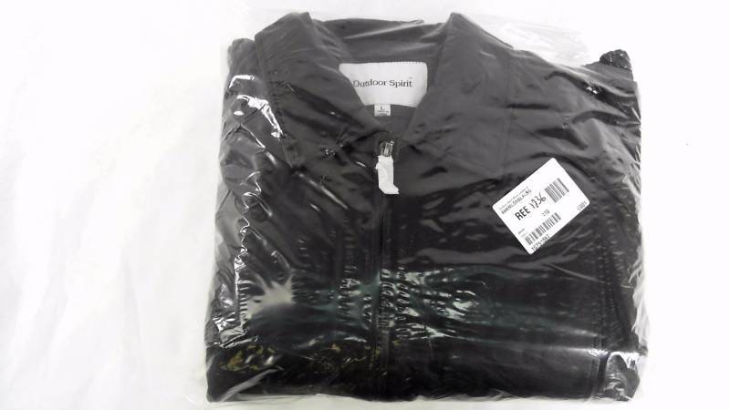 lot 1236 image: Mens Outdoor Spirit Leather Jacket  Coat Black - Size Large