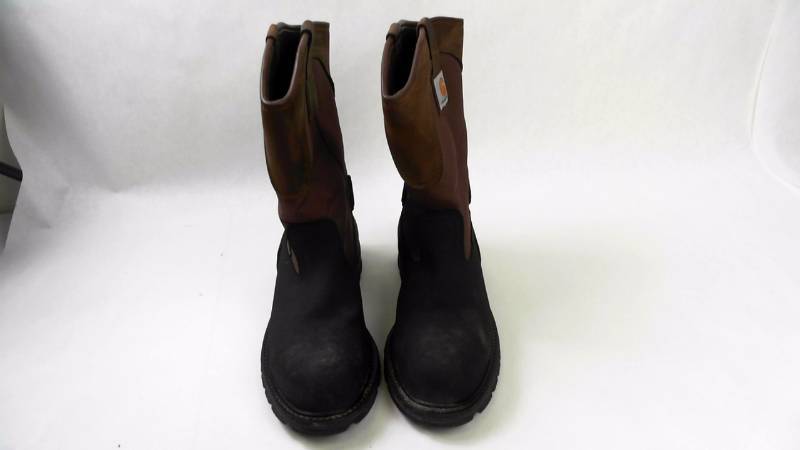 lot 1015 image: Mens Carhartt MN 11 Inch Mud Wellin Brown-Black Boot  Boots - Size 12