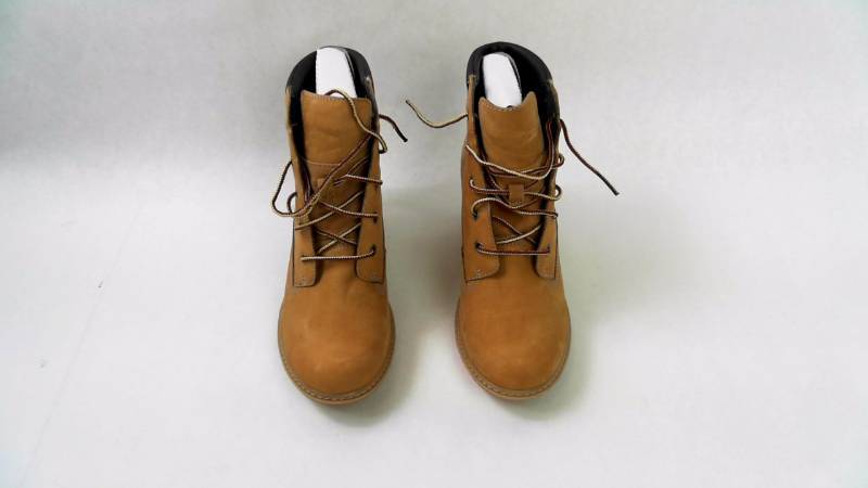 lot 1021 image: Womens Timberland Amston 6 High Heel Wedge Boot  Boots WM Wide Wheat - Size 7.5