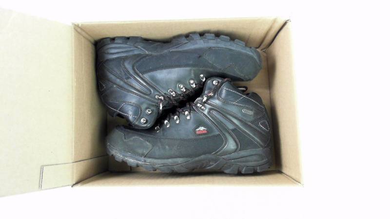 lot 1035 image: Mens PACIFIC TRAIL MN RAINIER HIKING Shoes  Shoe  Boot  Boots Black-Red - Size 11