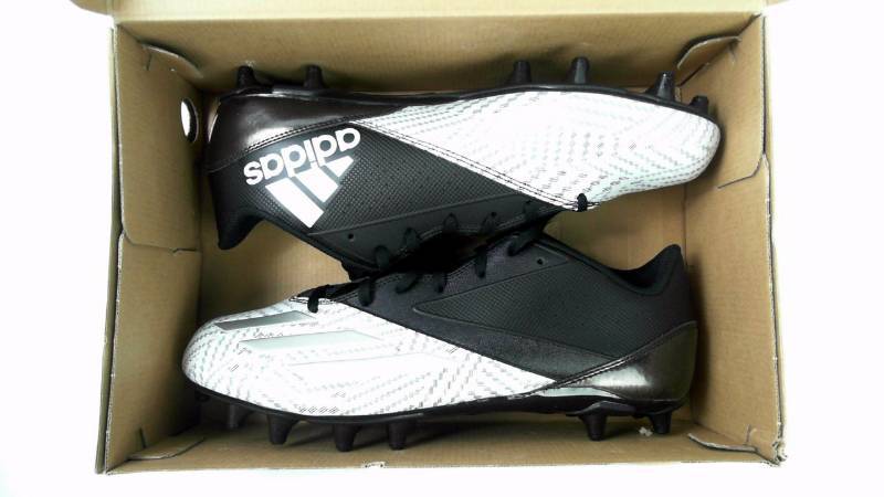 lot 1071 image: Mens Adidas MN Filthyspeed 3.0 Low blackwhiteryl - Size 10.5