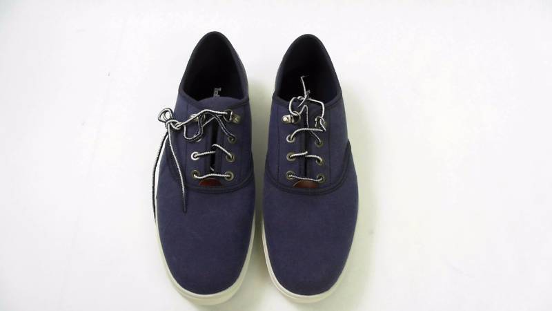 lot 1113 image: Mens Timberland Amherst Oxford Navy Canvas Shoes - Size 11.5
