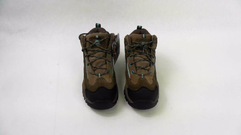 lot 1246 image: Womens McRae Mid-High Metetarsal Guard Composite-Toe Hiker Walking  Hiking Shoes Brown - Size 7.5