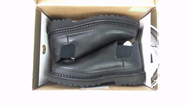 lot 1269 image: Mens Georgia MN Slip-On Romeo Work Shoe Wide Black - Size 7 12
