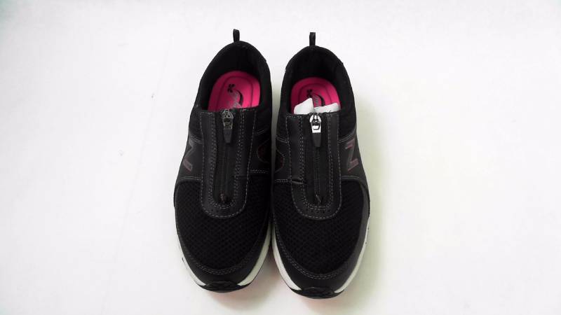 lot 1292 image: Womens New Balance NB WM 565 Everlight-Wide BlackPink&nbspAthletic  Running  Walking Shoes - Size&nbsp7