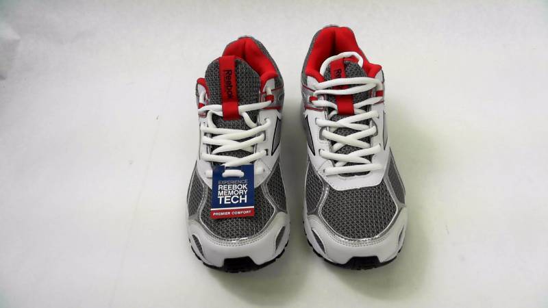 lot 1331 image: Mens Reebok MN Quick Chase Run MT Gray-Red Running  Athletic  Walking Shoes - Size 8.5