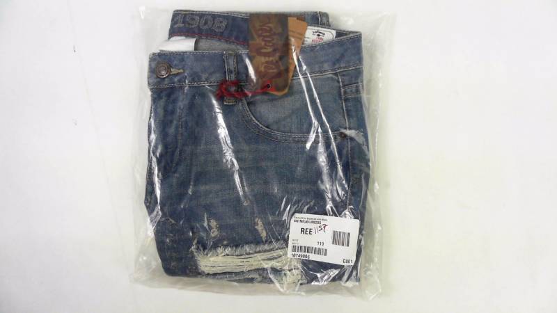 lot 1157 image: Womens Emma Slim Boyfriend with Rolle Light Blue Jeans  Pants - Size 28