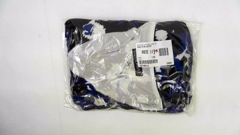 lot 1181 image: Womens NINE WEST 34 SLEEVE JERSEY DRESS Blue Jay - Size 12