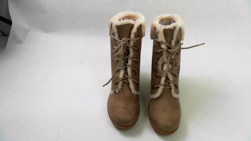 lot 1202 image: Womens DOLCE WMN FRESCO WEDGE ANKLE B Camel Boots - Size 8