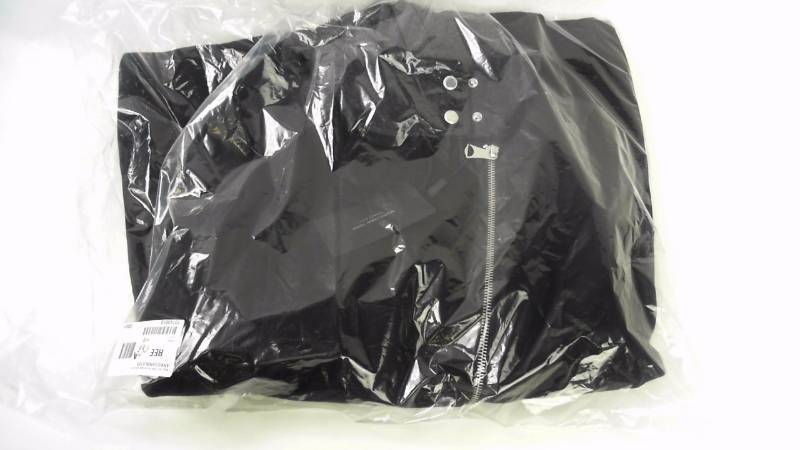 lot 1229 image: Womens Marc NY by Andrew Marc Moto Hoodie WM 34 pressed wool Black Coat  Jacket - Size 12