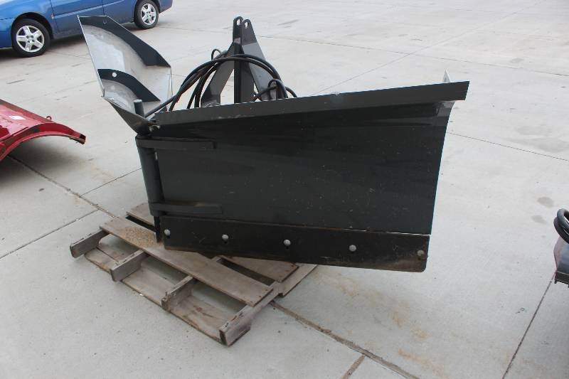 lot 12 image: Aebi 8ft. V-Plow