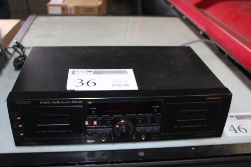 lot 36 image: Teac Double Cassette Deck