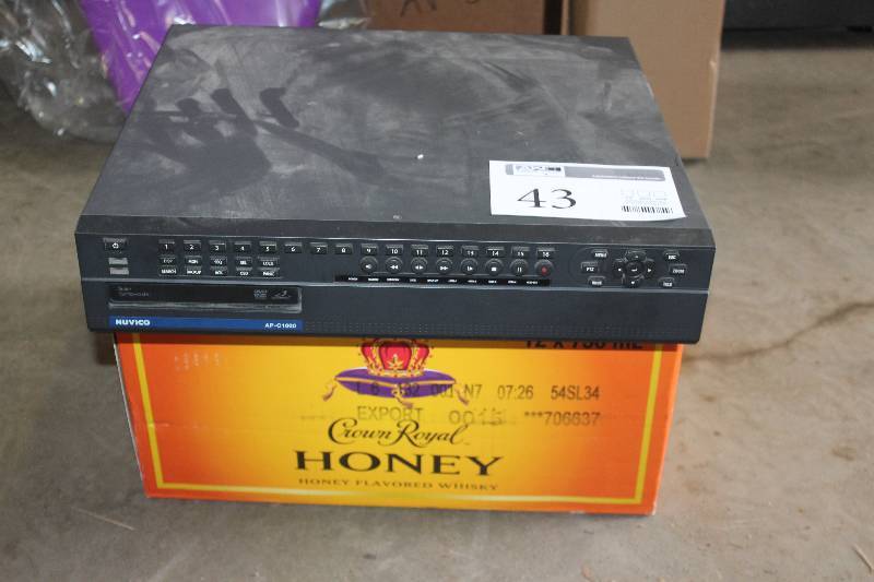 lot 43 image: Nuvico Apex 16-Channel Digital Video Recorder w Panasonic Super Dynamic Color Security Camera