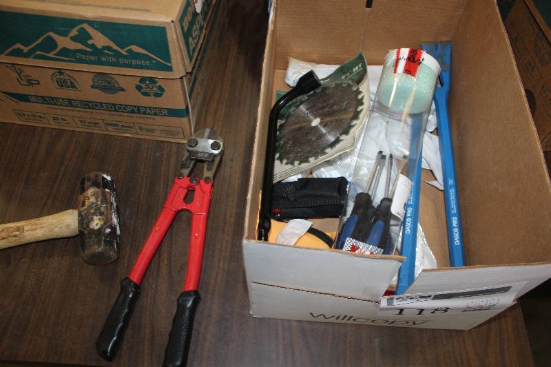 lot 118 image: Misc Tools