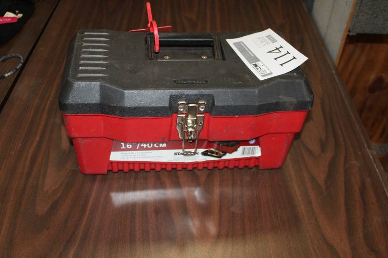 lot 114 image: Toolbox wAssorted Tools