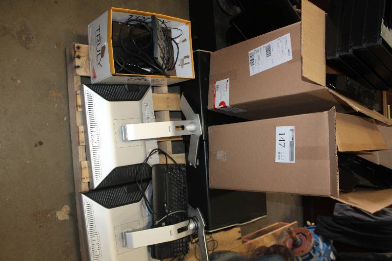 lot 147 image: Keyboards, Monitors, Dell Precision Computers
