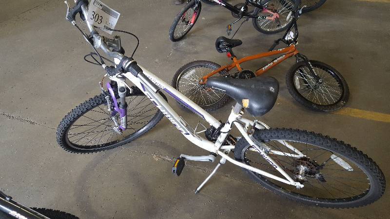lot 303 image: Schwinn Ranger Bike with 21 inch Rim.