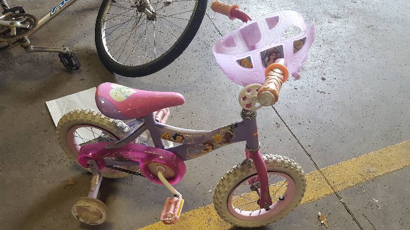 lot 358 image: Disney Priincess Bike with 7 inch Rim.
