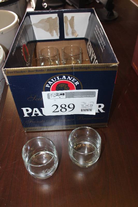 lot 289 image: Lot of (11) Kahlua Low Ball Glasses