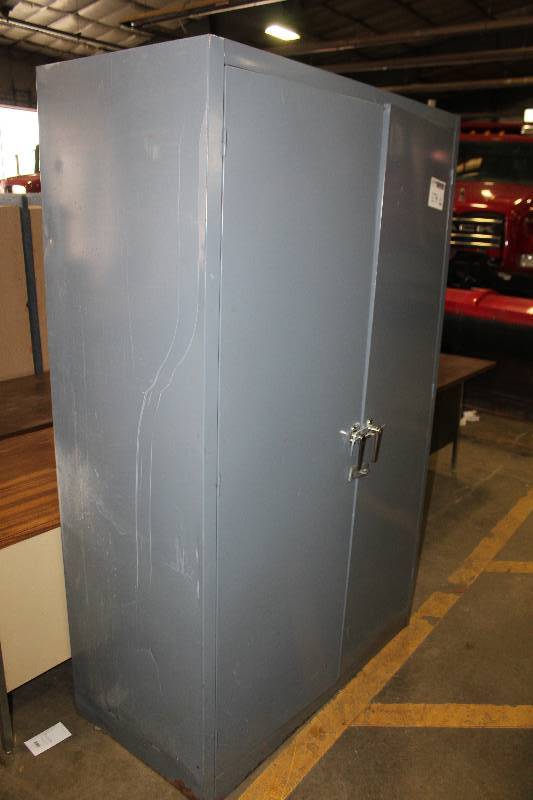 lot 179 image: 2-Door Metal Supply Cabinet