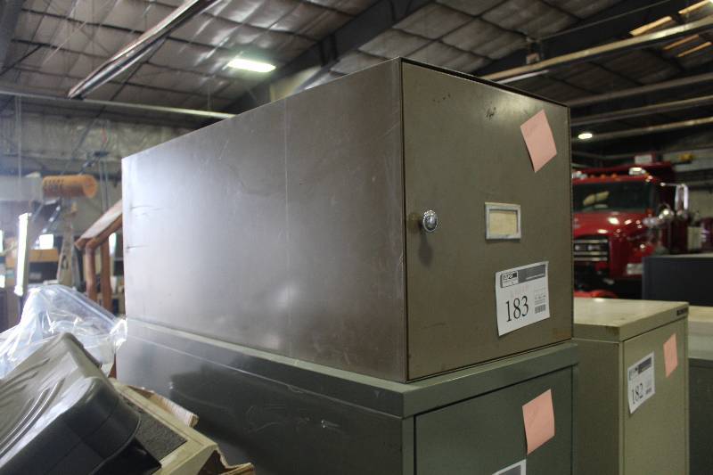lot 183 image: Locking Plan File Cabinet