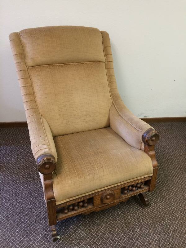 Rocker Wing Back Chair