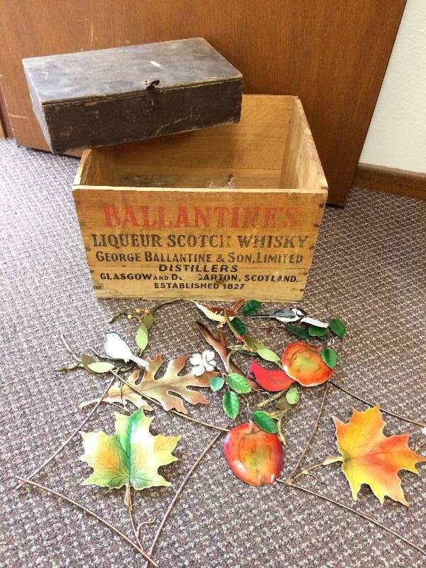 Wooden Crate, Box and Wall Decor