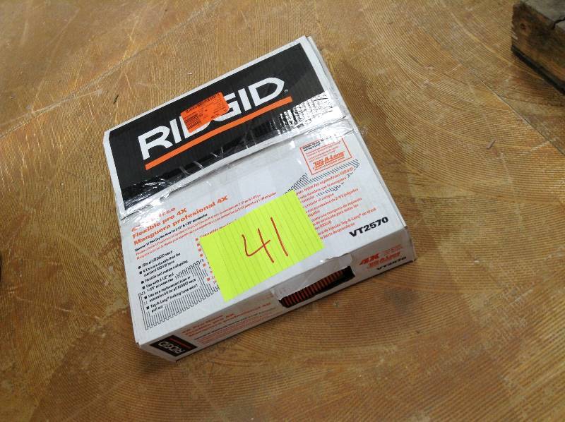 lot 41 image: RIDGID 1-78 in. x 10 ft. Pro-Grade Vacuum Hose Kit for RIDGID Wet Dry Vacs open box never used