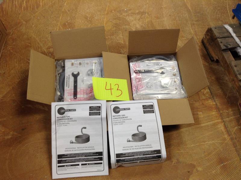 lot 43 image: Set of 2 Natural Gas hose kit New