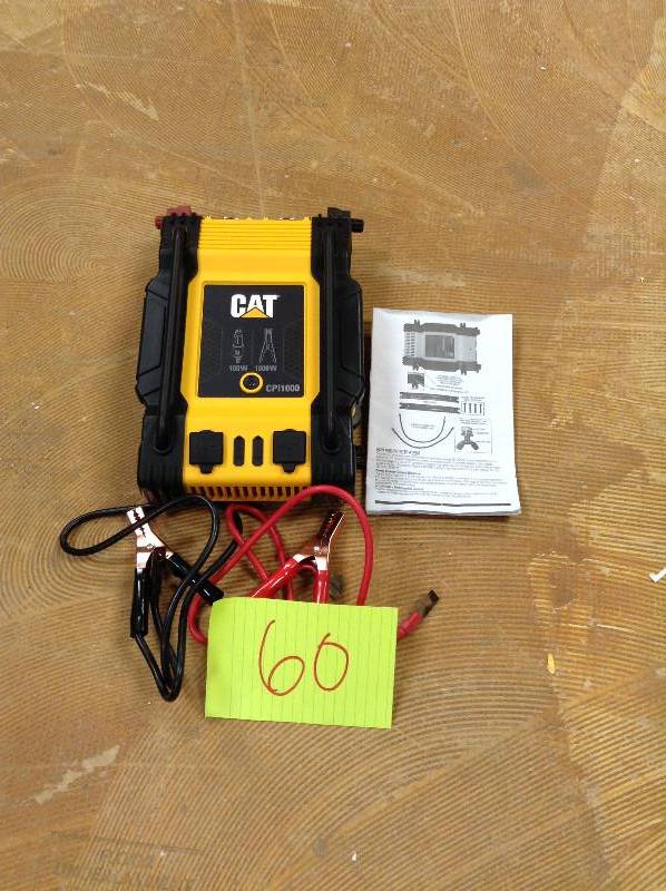 lot 60 image: CAT 1000-Watt Power Inverter Model#  CPI1000