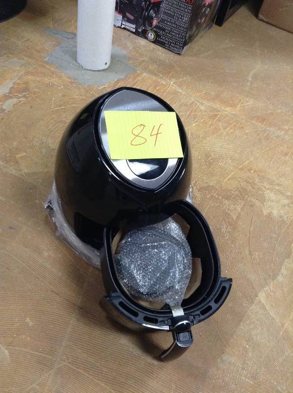 lot 84 image: Todd English 1500W  Touchscreen Digital Air Fryer Cook Black in working conditions