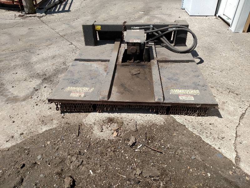 Ambusher 60" Hydraulic Brush Hog, S... Surplus Concrete Flooring