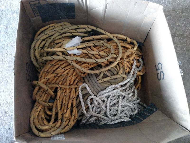lot 77 image: Asstd Cords & Ropes...