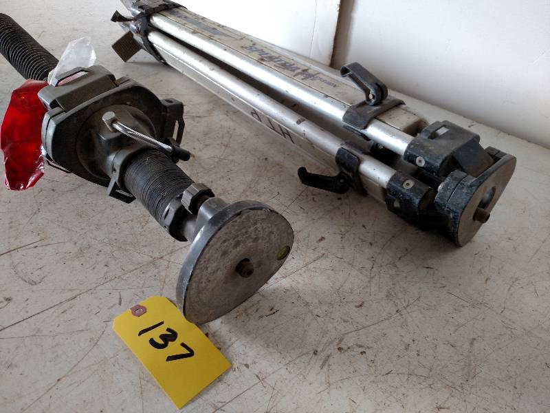 lot 137 image: Spectra Precision Laser Tripod with...