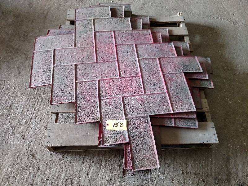 lot 152 image: Asstd Concrete Stamps including (4...