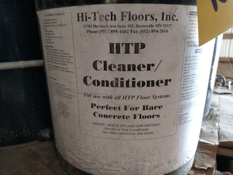 lot 172 image: (8) 5 gallon Pails HTP Concrete Cle...