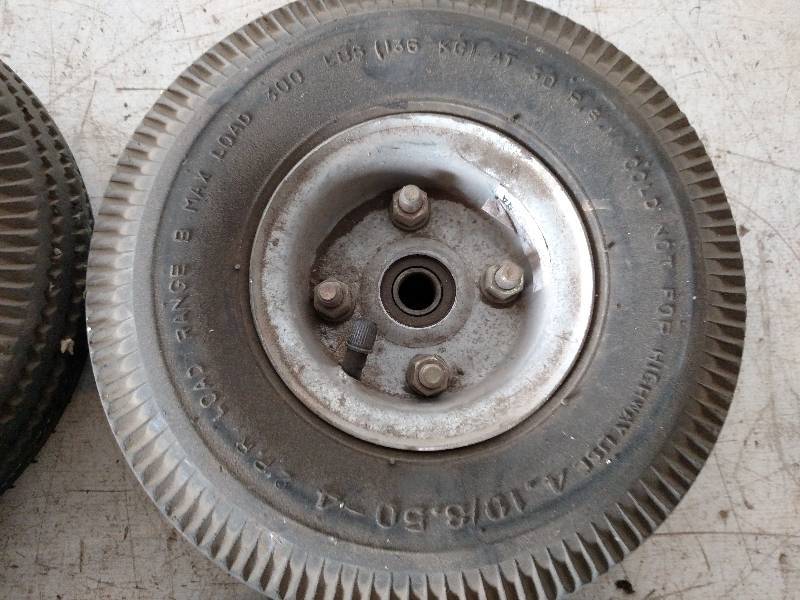lot 179 image: (4) 4.103.50-4 Tires & (3) Rims ...